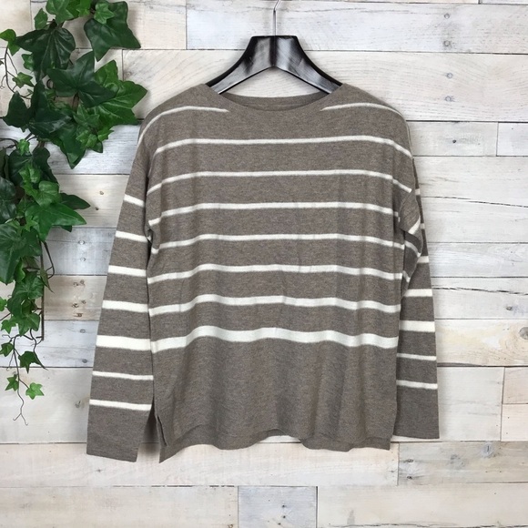 C&C California Merino Wool Blend Stripe Sweater S - Picture 1 of 5